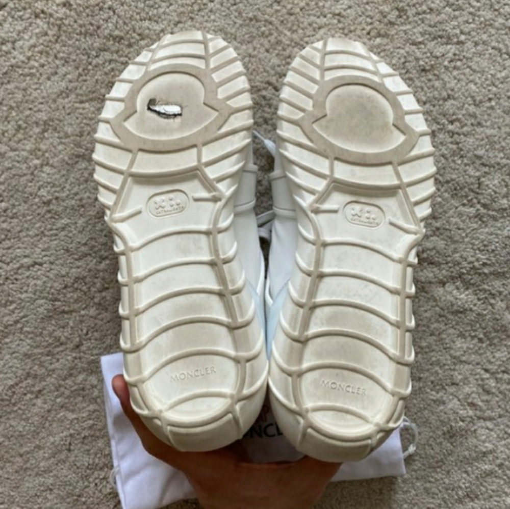 Moncler white meline sneakers - Picture 5 of 5